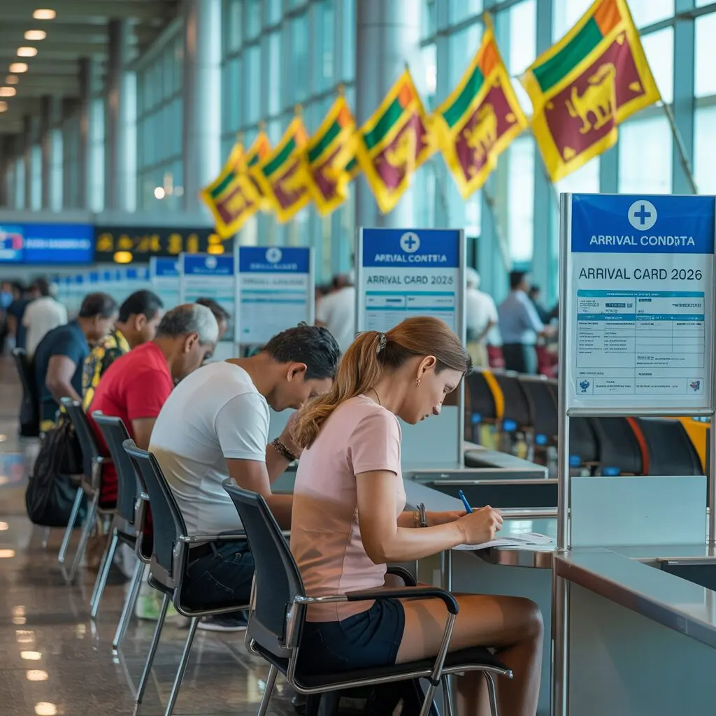 Sri Lanka Arrival Card 2026 – Ankunftskarte Ausfüllen & Einreise
